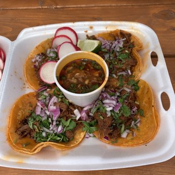 Agave Birrieria - 4 Birria Tacos + Consome + any drink = $10.99 - Tacos Near Me - Encinitas, California Agave Birrieria - 4 Birria Tacos + Consome + any drink = $10.99 - Tacos Near Me - Encinitas, California