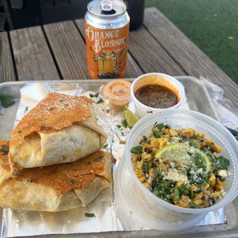 The Great Southern Box Company - FUIYO Mexican crunch wrap , elote bowl and a nice cold orange blossom beer - Food Court Near Me - Orlando, Florida The Great Southern Box Company - FUIYO Mexican crunch wrap , elote bowl and a nice cold orange blossom beer - Food Court Near Me - Orlando, Florida