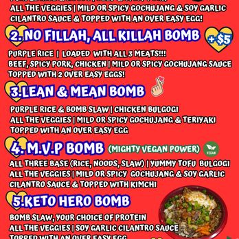 Bomb Bibimbap - Our signature Bomb Menu - Caterers Near Me - San Diego, California Bomb Bibimbap - Our signature Bomb Menu - Caterers Near Me - San Diego, California