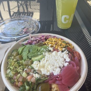 CAVA - Lemon chicken bowl - Mediterranean Near Me - Anaheim, California