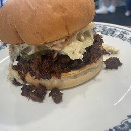 BBQ pulled pork sandwich BBQ pulled pork sandwich