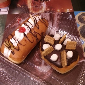 Loblaws - Banana cream donut and Smores donut, $1.29 each - Grocery Near Me - Toronto, Ontario