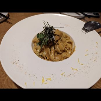 Yugo Restaurant - Uni pasta - Japanese Near Me - Vancouver, British Columbia