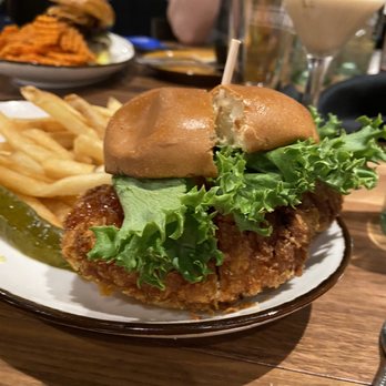 The Chocolatier - Crispy chicken.... Definitely crispy! Ask for a side of more hot sauce - New American Near Me - Hershey, Pennsylvania The Chocolatier - Crispy chicken.... Definitely crispy! Ask for a side of more hot sauce - New American Near Me - Hershey, Pennsylvania
