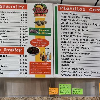 Tacos Guero - Menu - Mexican Near Me - Palmdale, California Tacos Guero - Menu - Mexican Near Me - Palmdale, California