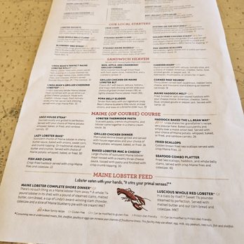 Linda Bean's Maine Kitchen - Menu - Seafood Near Me - Freeport, Maine Linda Bean's Maine Kitchen - Menu - Seafood Near Me - Freeport, Maine