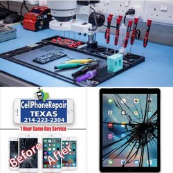 Cell Phone Repair TX - IPad Repair & Galaxy Tab Service at Cell Phone Repair TX.
EXPRESS REPLACEMENT.
Same Day 1 Hour Cell Phone Repair‼ No Appointment!