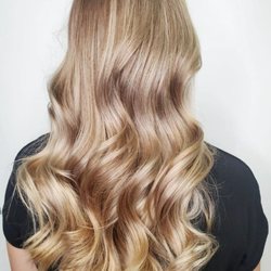Brittney Helene Hair - Lovely blonde highlight touch up with a wash, cut & style :)