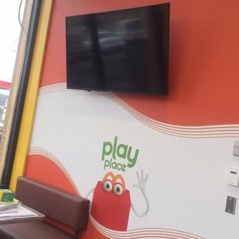 McDonald's - the play place logo on the wall - Fast Food Near Me - Harrisburg, Illinois McDonald's - the play place logo on the wall - Fast Food Near Me - Harrisburg, Illinois