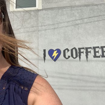 The Coffee MUGG - Great photo wall outside the shop. - Coffee & Tea Near Me - Corpus Christi, Texas