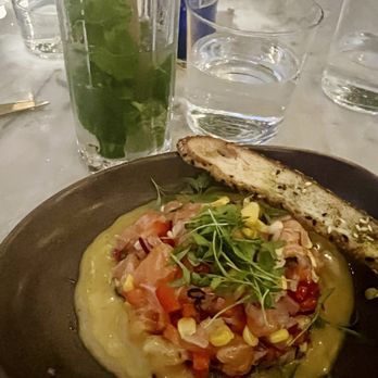 Motek - Salmon Ceviche - Mediterranean Near Me - Aventura, Florida
