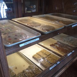 Clarkston Village Bakeshop - Display case.