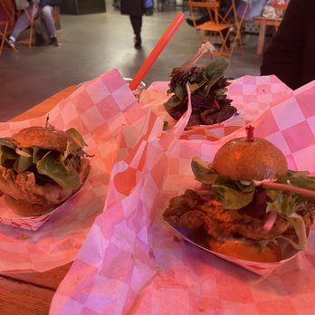 Baby's Buns & Buckets - Fish, Grilled Honey Pork, Fried Chicken sliders - Thai Near Me - Brooklyn, New York