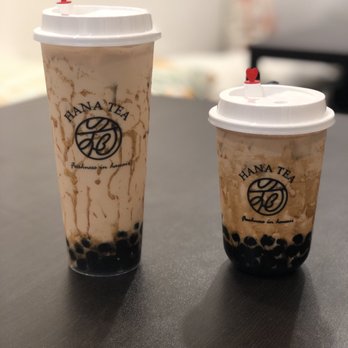 Hana Tea - Large & regular sized brown sugar milk tea with brown sugar boba - Bubble Tea Near Me - Honolulu, Hawaii Hana Tea - Large & regular sized brown sugar milk tea with brown sugar boba - Bubble Tea Near Me - Honolulu, Hawaii