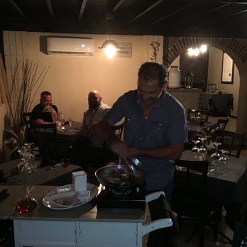 Beccofino - Antonio preparing filets tableside! - Italian Near Me - Tampa, Florida Beccofino - Antonio preparing filets tableside! - Italian Near Me - Tampa, Florida