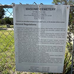 Boggy Creek Masonic Cemetery - Info