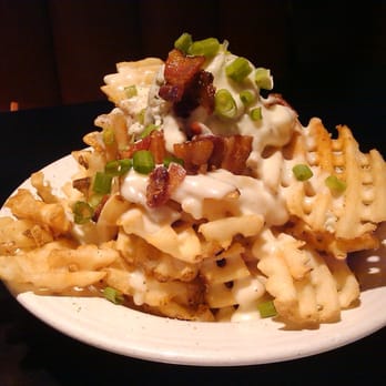 Barnaby's Cafe - Waffle Fries & Blue cheese - American Near Me - Houston, Texas Barnaby's Cafe - Waffle Fries & Blue cheese - American Near Me - Houston, Texas