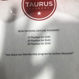 This was a while back but they do offer packages! This was a while back but they do offer packages!