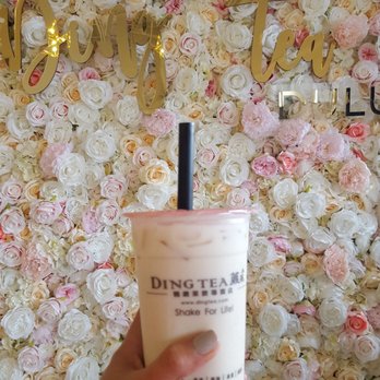 Ding Tea Duluth - Large Winter Melon Milk Tea $4.30 and Golden Boba +$0.55 - Coffee & Tea Near Me - Duluth, Georgia