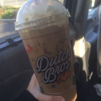Dutch Bros Coffee - Their large cup size is HUGE - Coffee & Tea Near Me - Rocklin, California Dutch Bros Coffee - Their large cup size is HUGE - Coffee & Tea Near Me - Rocklin, California