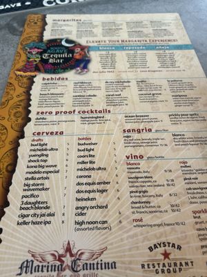 Menu photo 7 Marina Cantina Clearwater Beach, FL Menu photo 7 Marina Cantina Clearwater Beach, FL