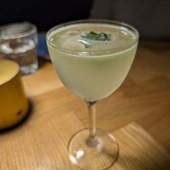 Jemma Hollywood - Pretty sure this is the Silent Sentinel gin cocktail for Suffs - Italian Near Me - Los Angeles, California
