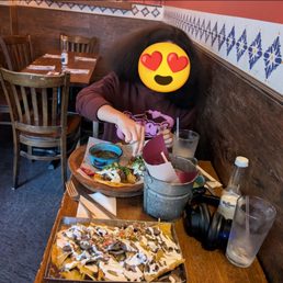 Steak nachos and birria Steak nachos and birria