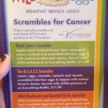 Wild Eggs - And yes my item selection donates to cancer research. - Breakfast & Brunch Near Me - Lexington, Kentucky