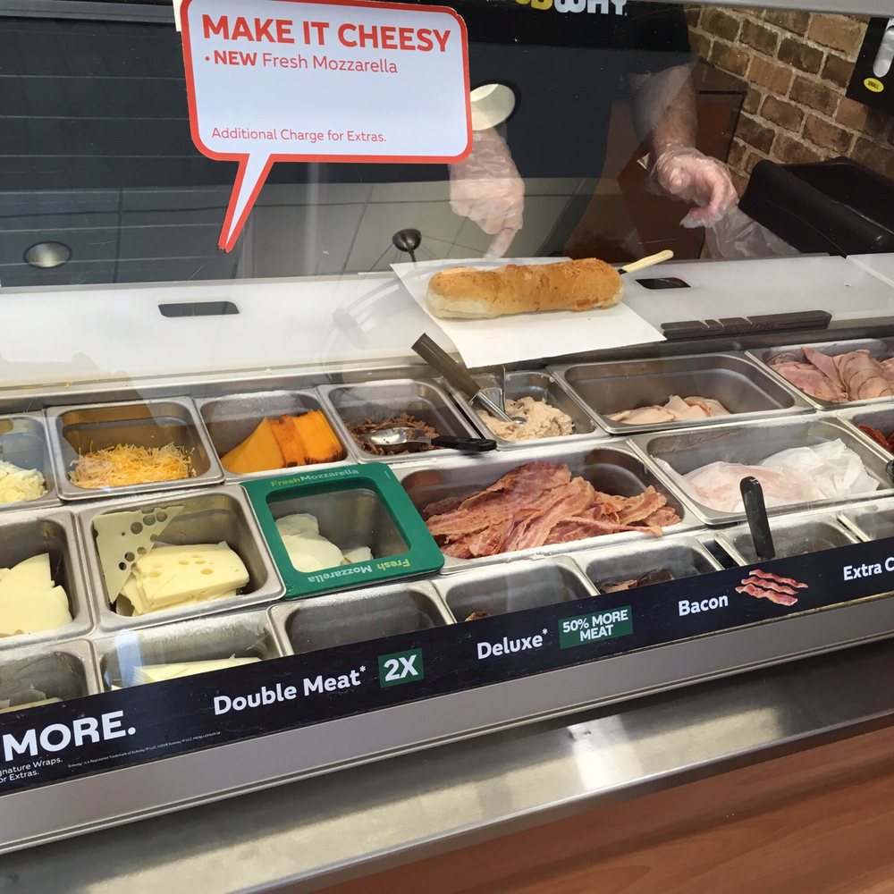 Subway - a display case with a variety of food items - Sandwiches Near Me - Springfield, Illinois Subway - a display case with a variety of food items - Sandwiches Near Me - Springfield, Illinois