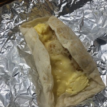 Buddy's Mexican Grill - Potato Egg & Cheese Breakfast Taco - Food Court Near Me - Austin, Texas