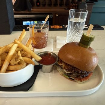 1906 Brasserie - 1906 Double Cheeseburger and an Old Fashioned - Breakfast & Brunch Near Me - Albany, Georgia
