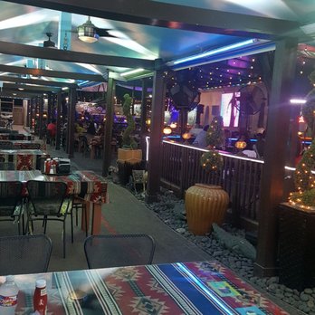 Cafe Mawal - Beautiful patio furniture and lighting - Middle Eastern Near Me - Houston, Texas