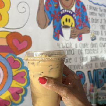 Beach Hippie Coffee - Banana Boat Fosters Latte - Coffee & Tea Near Me - Myrtle Beach, South Carolina
