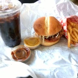 Tokyo Classic, Sea Salt Fries, Root Beer Sauces: Tonkatsu sauce and Miso Honey Mustard Tokyo Classic, Sea Salt Fries, Root Beer Sauces: Tonkatsu sauce and Miso Honey Mustard
