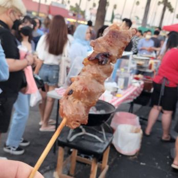 Thai Night Market - Pork skewer (moo-yang) - Street Vendors Near Me - Los Angeles, California Thai Night Market - Pork skewer (moo-yang) - Street Vendors Near Me - Los Angeles, California