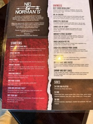 Menu photo 5 Nic & Norman's Chattanooga, TN