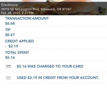 Burgerville - Receipt for cold food!!!!! - Burgers Near Me - Milwaukie, Oregon Burgerville - Receipt for cold food!!!!! - Burgers Near Me - Milwaukie, Oregon