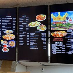 Reina's Taqueria - Menu