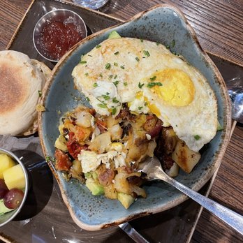 First Watch - Farmer's scramble w/over medium eggs - Breakfast & Brunch Near Me - Cypress, Texas