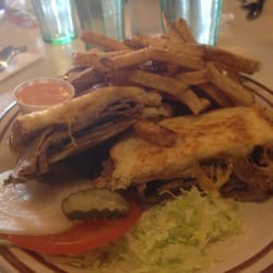 Homestead Family Restaurant - Grilled Roast Beef and cheese