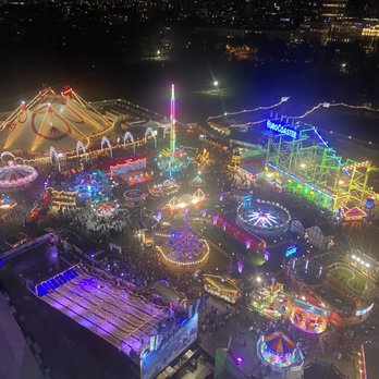 Winter Wonderland - View from ferris wheel - Amusement Parks Near Me - London, XGL