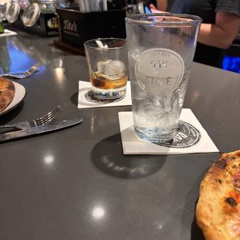 Oak & Stone - Old Fashioned (half drank) - Pizza Near Me - Saint Petersburg, Florida