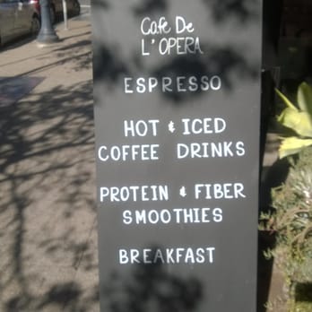 Cafe De L' Opera - Coffee & Tea Near Me - San Diego, California Cafe De L' Opera - Coffee & Tea Near Me - San Diego, California