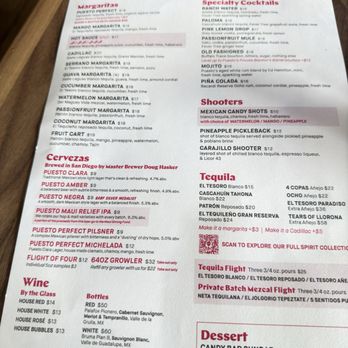 Puesto Concord - Menu - Mexican Near Me - Concord, California