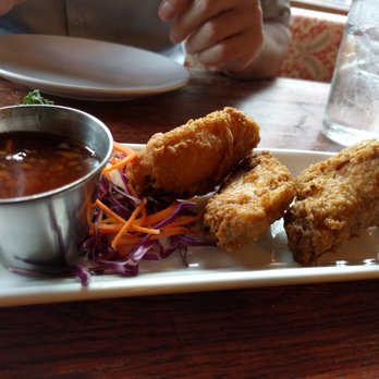 Absolute Thai Restaurant - Thai fried chicken: mediocre, tasted like a regular fried chicken  $4 on their HH - Thai Near Me - Washington, DC, District of Columbia