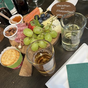 The Pour Up Wine Bar - Charcuterie board, with wine flight. - Wine Bars Near Me - Antioch, California The Pour Up Wine Bar - Charcuterie board, with wine flight. - Wine Bars Near Me - Antioch, California