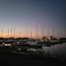 Whitby Yacht Club - Night view at the docks