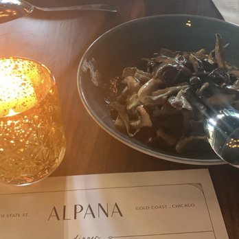 Alpana - Crispy Polenta & mushrooms - New American Near Me - Chicago, Illinois Alpana - Crispy Polenta & mushrooms - New American Near Me - Chicago, Illinois