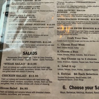 Union Brothers Brewing - Menu - Brewpubs Near Me - Harmony, Pennsylvania