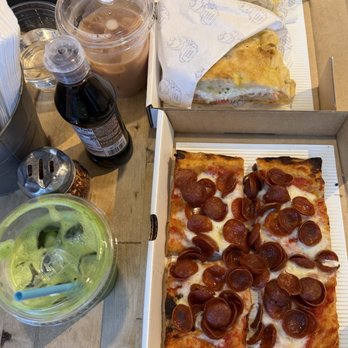Chill Since 93 - pepperoni pizza personal size, tuna focaccia bread sandwich - Pizza Near Me - Los Angeles, California Chill Since 93 - pepperoni pizza personal size, tuna focaccia bread sandwich - Pizza Near Me - Los Angeles, California